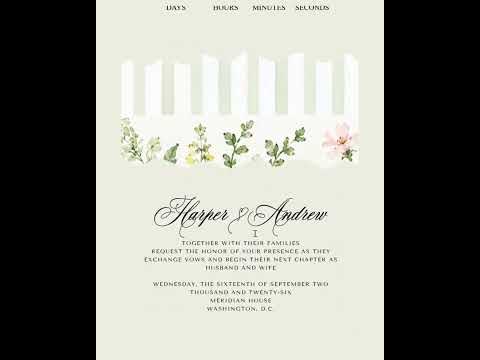 Wedding Website Template, Editable Canva Wedding Website, Digital Invitation with RSVP, Custom Wedding Site Design