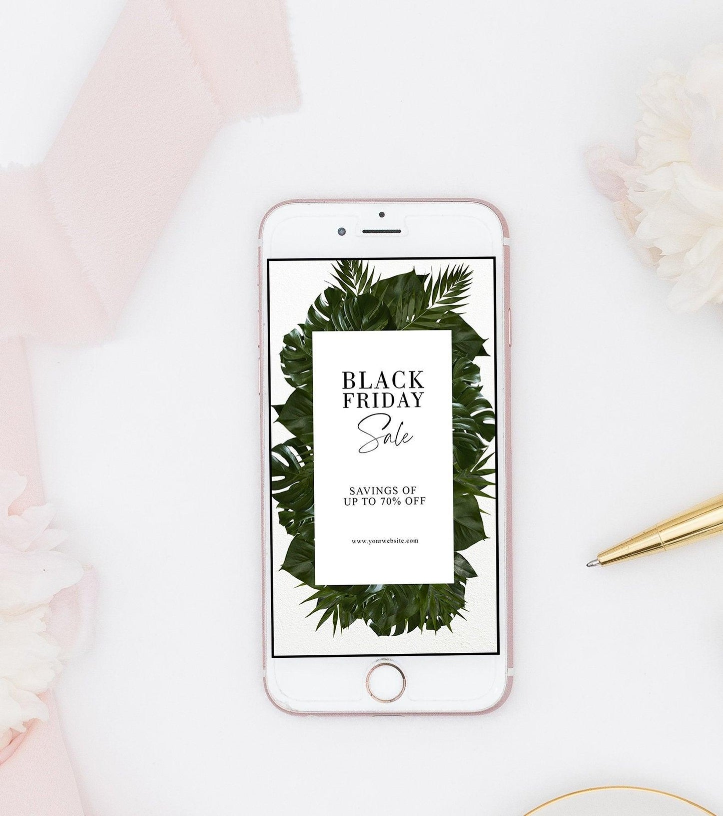 Animated Black Friday Sale Instagram Post Canva Template, Social Media Flyer,Sale Promotional Graphic,Bonus Instagram Story,Instant Download - SAVVY PAPER CO