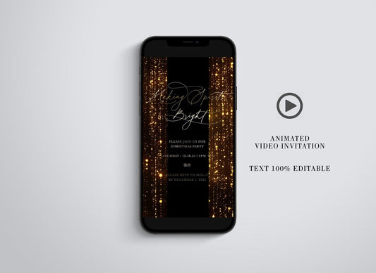 Animated Christmas Card, Holiday Card - SAVVY PAPER CO