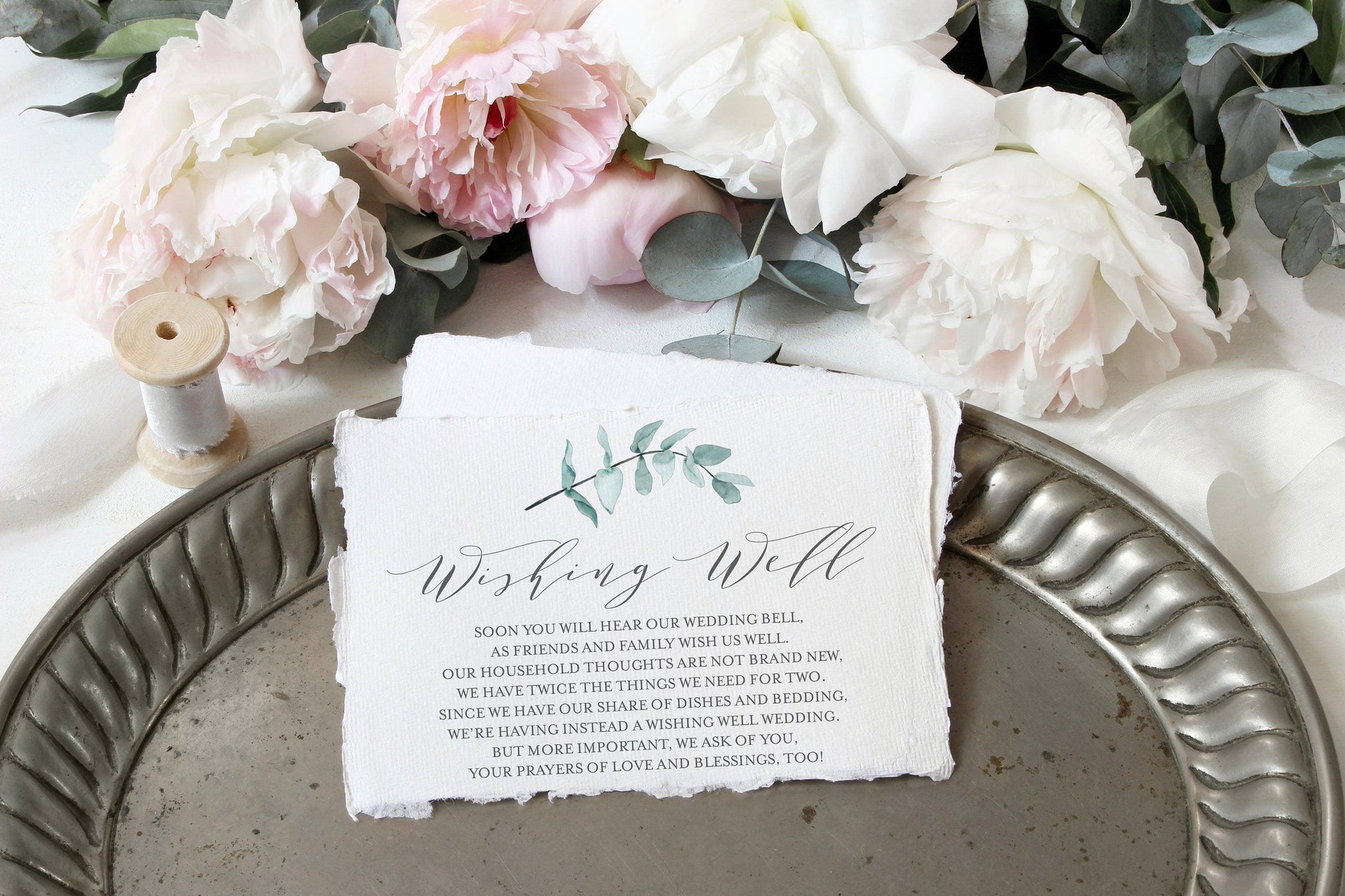 Honeymoon Wishing Well Card Template, Honeymoon Wish, Honeymoon Fund, Honeymoon Request, Wish Card, Wedding Insert - Abi - SAVVY PAPER CO