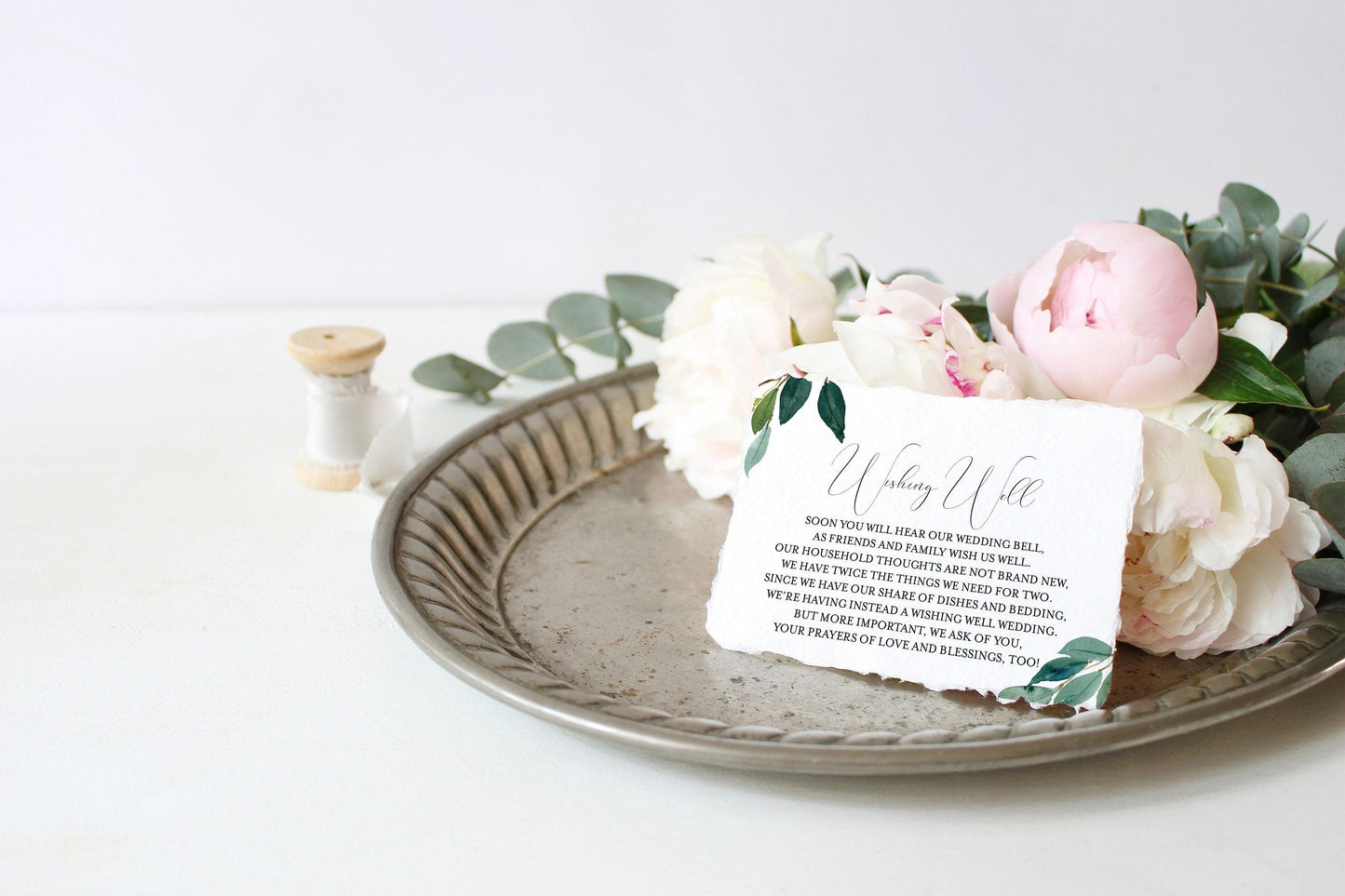 Honeymoon Wishing Well Card Template, Honeymoon Wish, Honeymoon Fund, Honeymoon Request, Wish Card, Wedding Insert - Tara - SAVVY PAPER CO