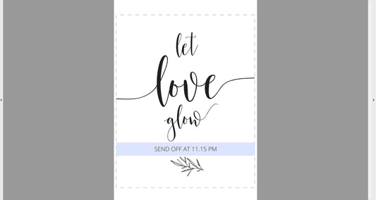 Let Love Glow Wedding sign, Rustic Wedding, Wedding Signs, Printable, Wedding Decor Sparkler Send off, Template, Instant Download - SAVVY PAPER CO