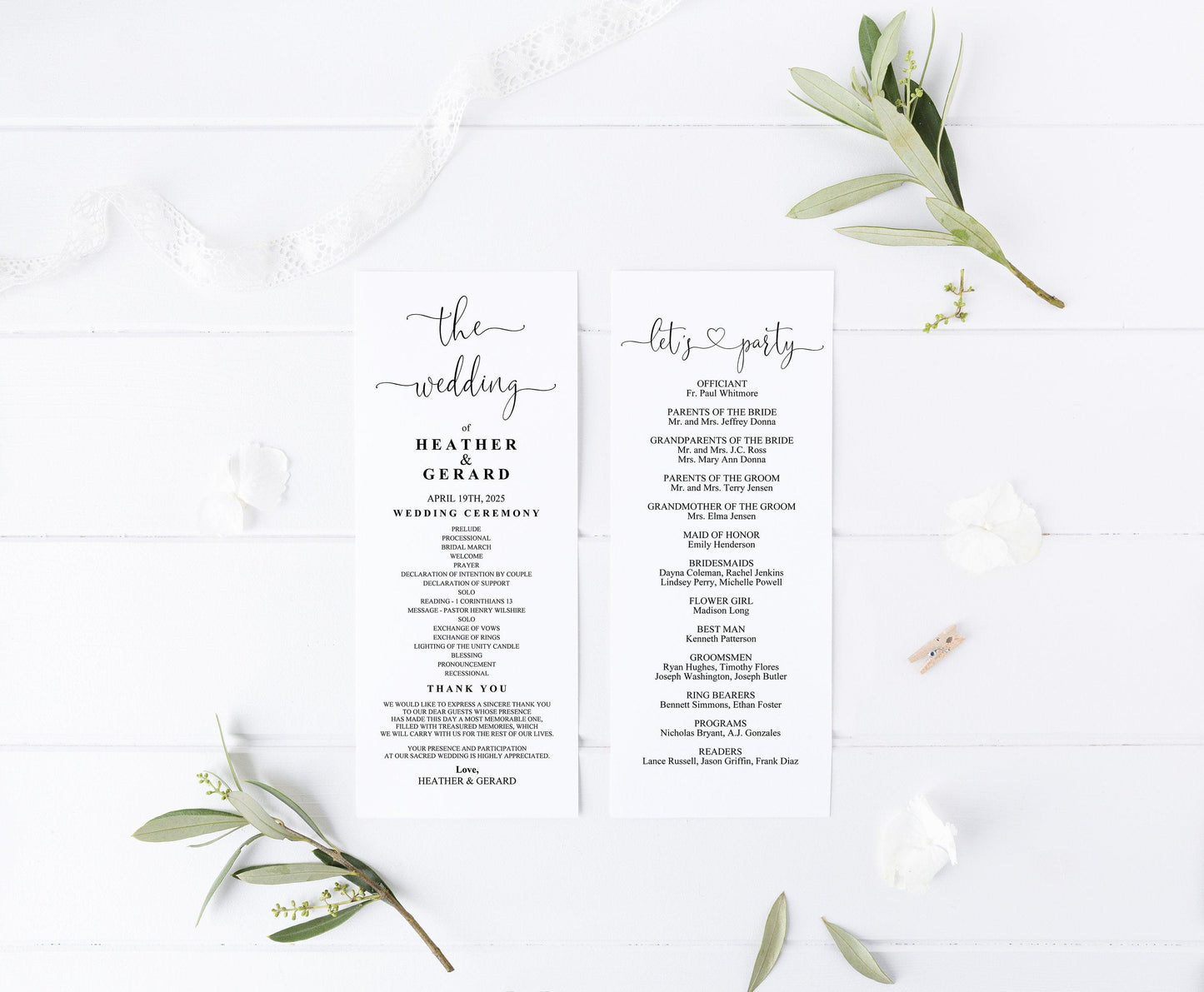 Minimalist Wedding Invitation Template Bundle, Minimal Wedding Invitation, Modern Wedding Invitation, DIY Wedding Invite Simple - Heather - SAVVY PAPER CO