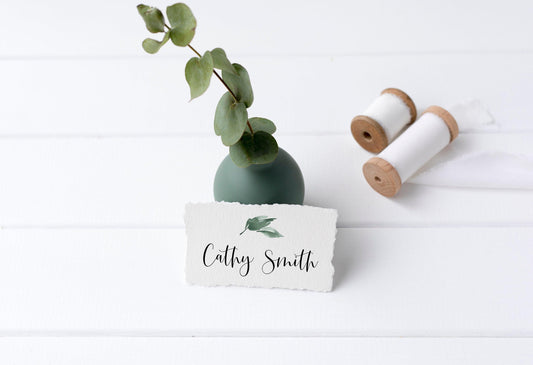 Place Card Template Templett Wedding Escort Cards Printable Place Card Place Cards Greenery Editable Wedding - Jasmine
