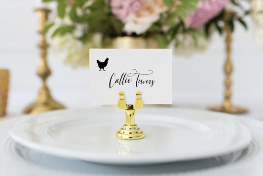 Place Card Template Wedding Escort Cards Printable Place Cards Editable Wedding Menu Icons - Callie - SAVVY PAPER CO