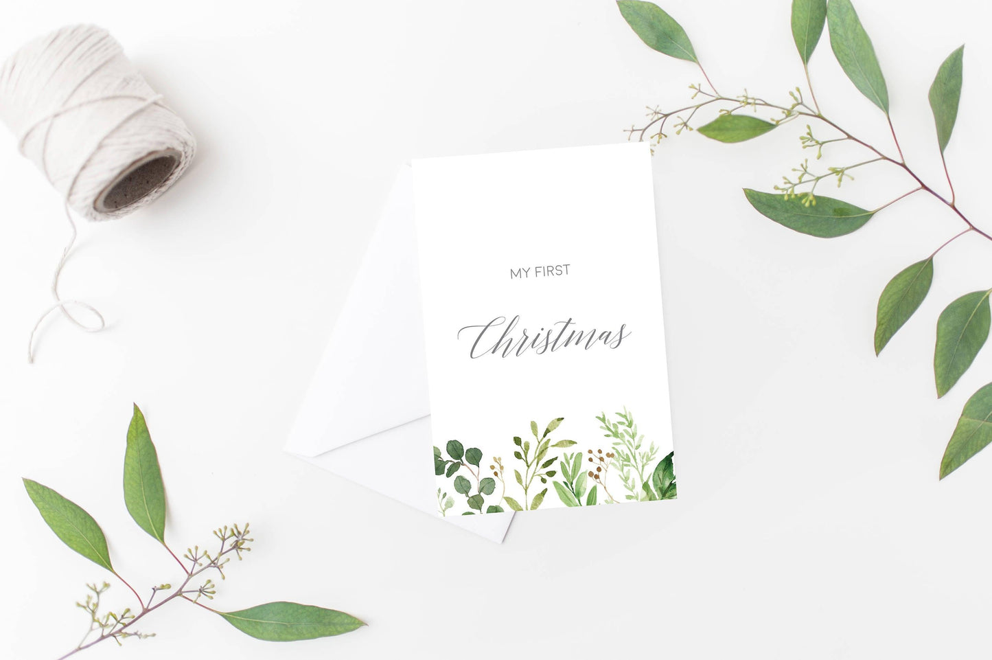 Printable Baby Milestone Cards, Baby Shower Gift, Baby, New Baby Gift, Baby Photo Props, Greenery Baby Shower #WB2 - SAVVY PAPER CO