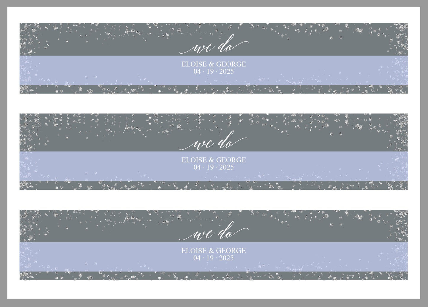 Printable Floral Gray Wedding Invitation Set Editable Template, DIY Instant Download Invites, Invitation Suite - Eloise - SAVVY PAPER CO