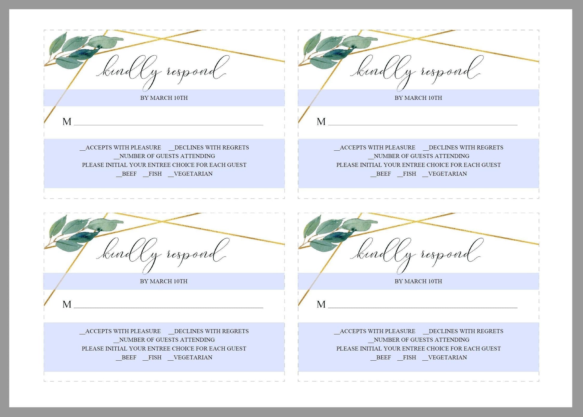 Printable Geometric Wedding Invitation Set Template, DIY Instant Download, Editable Invitation Suite, PDF Greenery Wedding invite - TARA - SAVVY PAPER CO