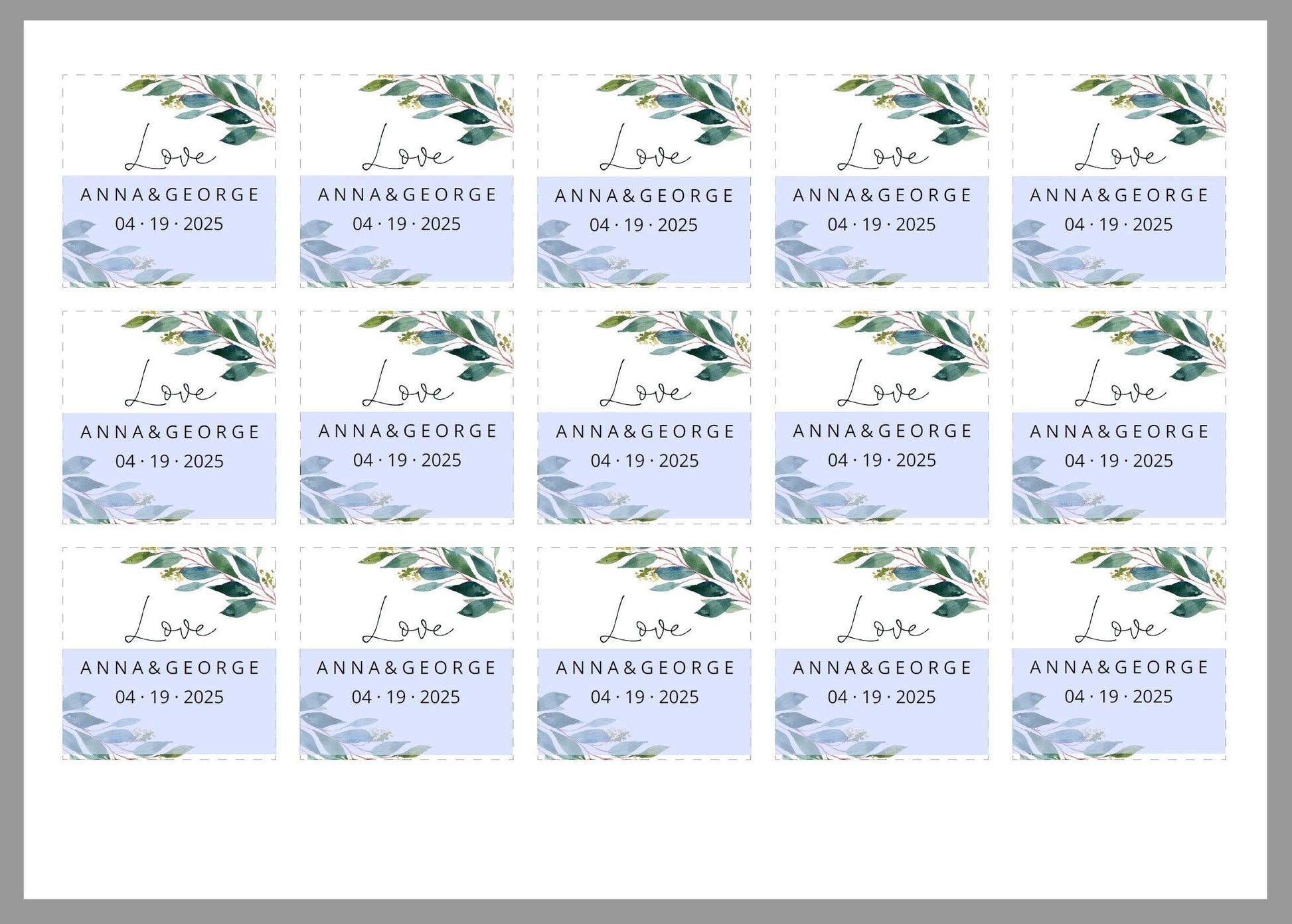 Printable Greenery Rustic Wedding Invitation Set Editable Template, DIY Instant Download Invites, Invitation Suite- Anna - SAVVY PAPER CO