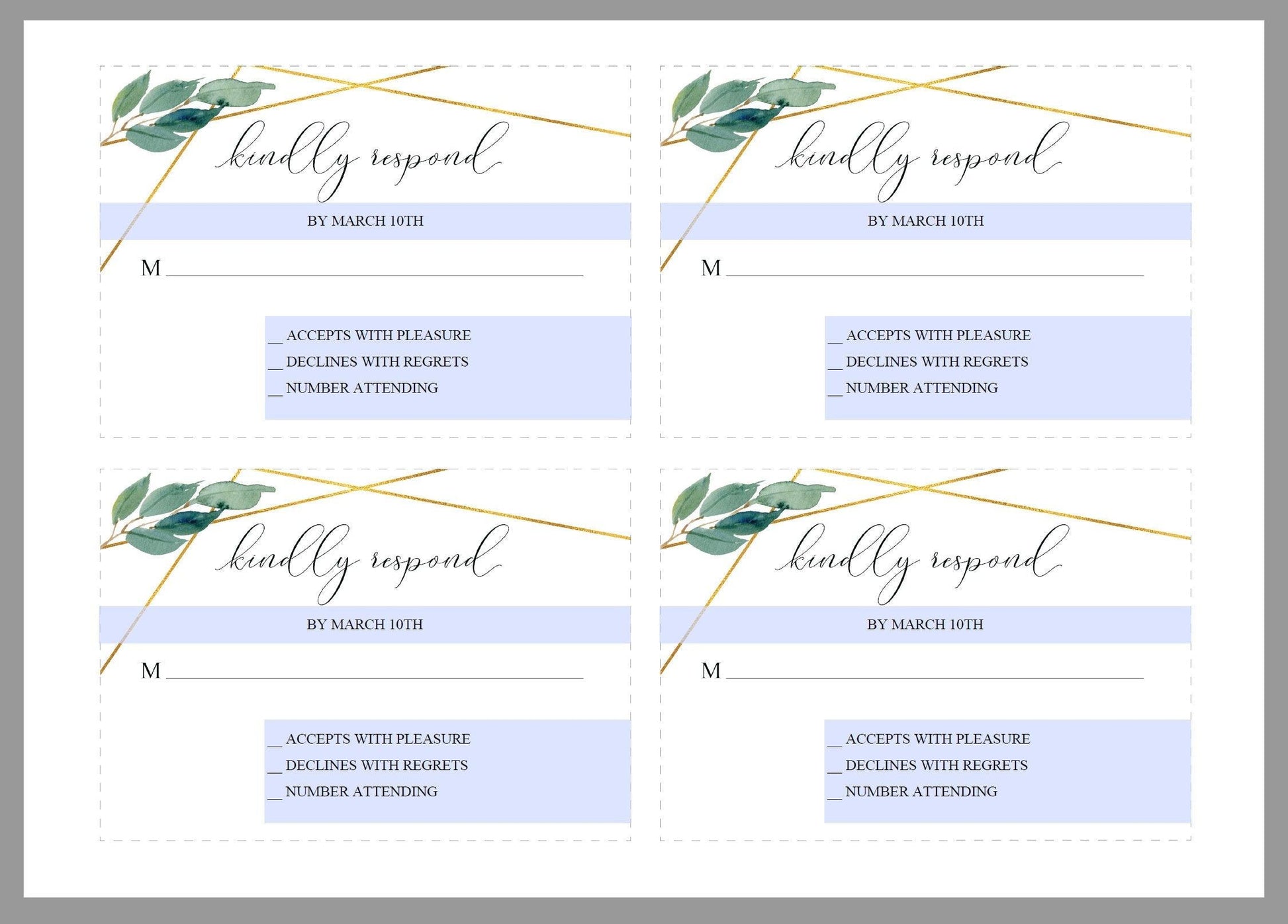 Printable Greenery Rustic Wedding Invitation Set Editable Template, DIY Instant Download Invites, Invitation Suite- TARA - SAVVY PAPER CO