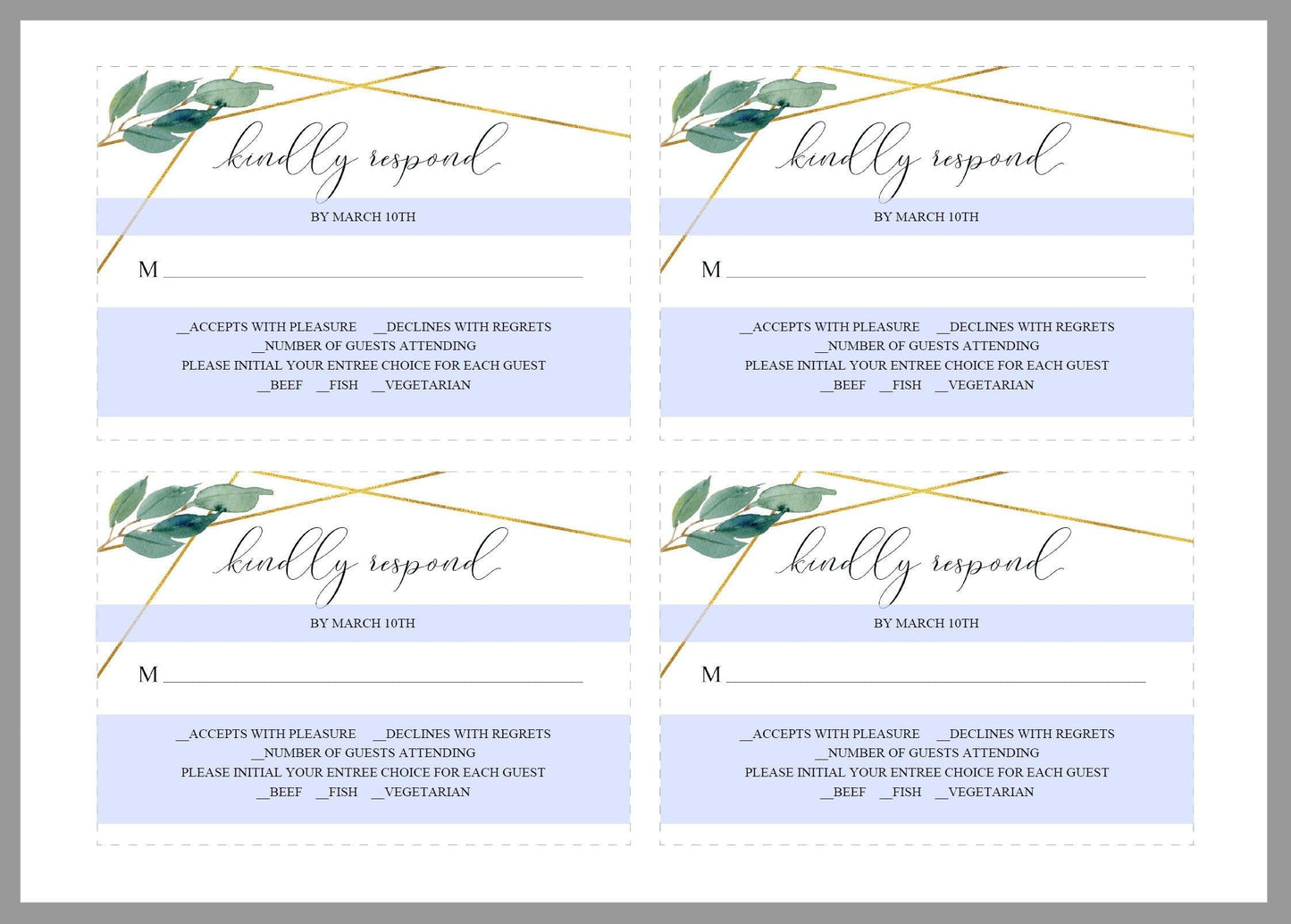 Printable Greenery Rustic Wedding Invitation Set Editable Template, DIY Instant Download Invites, Invitation Suite- TARA - SAVVY PAPER CO