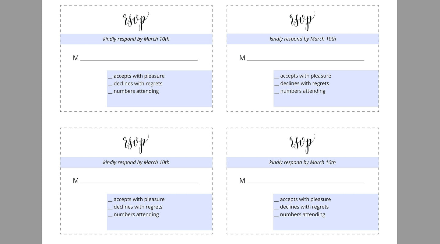 Printable Rustic Wedding Invitation Set Editable Template, DIY Instant Download Invites, Invitation Suite - Hannah - SAVVY PAPER CO