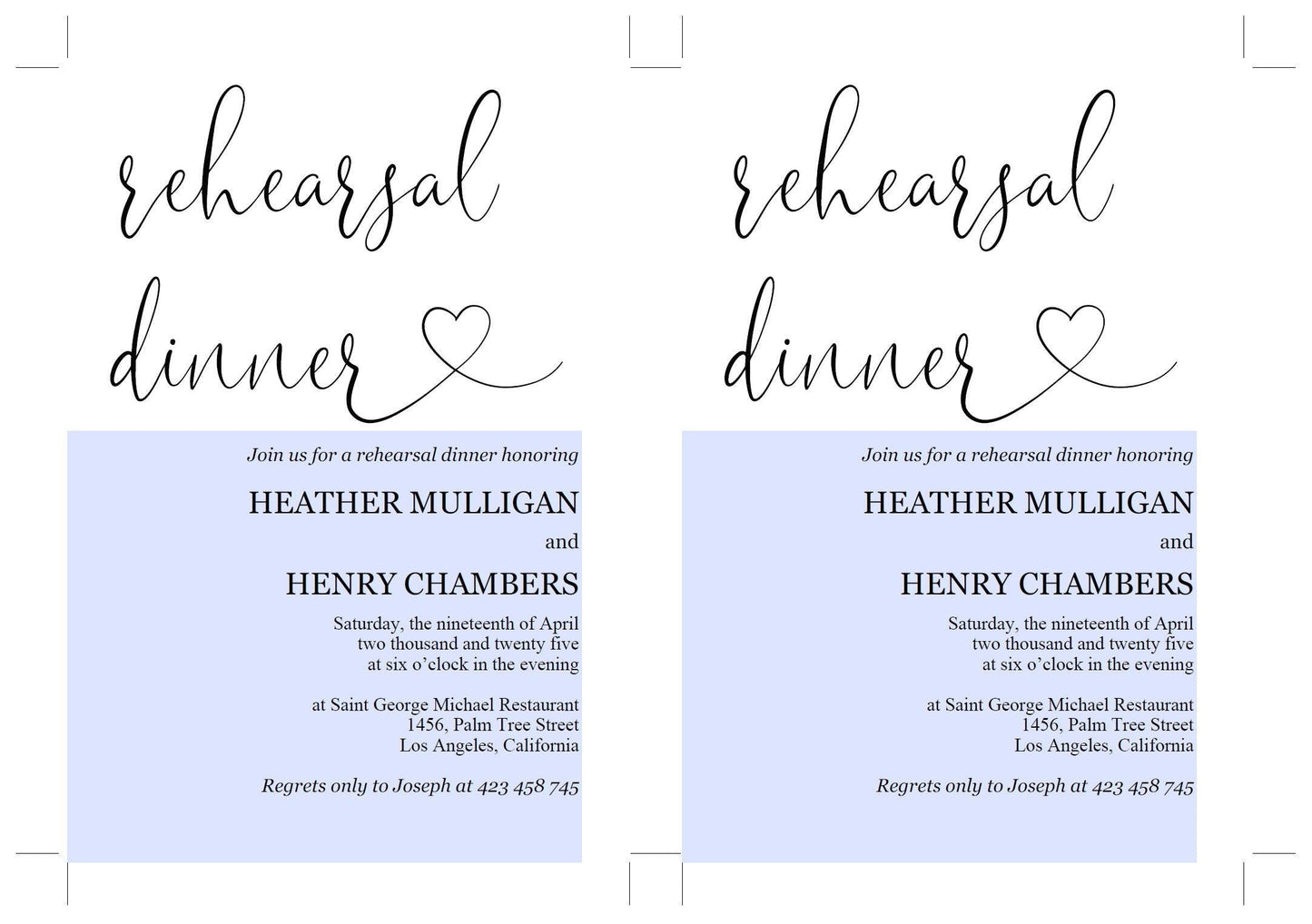 Rehearsal Dinner Invitation Template, Printable Wedding Rehearsal Dinner Invitation, Rustic Wedding, Instant Download - HEATHER - SAVVY PAPER CO