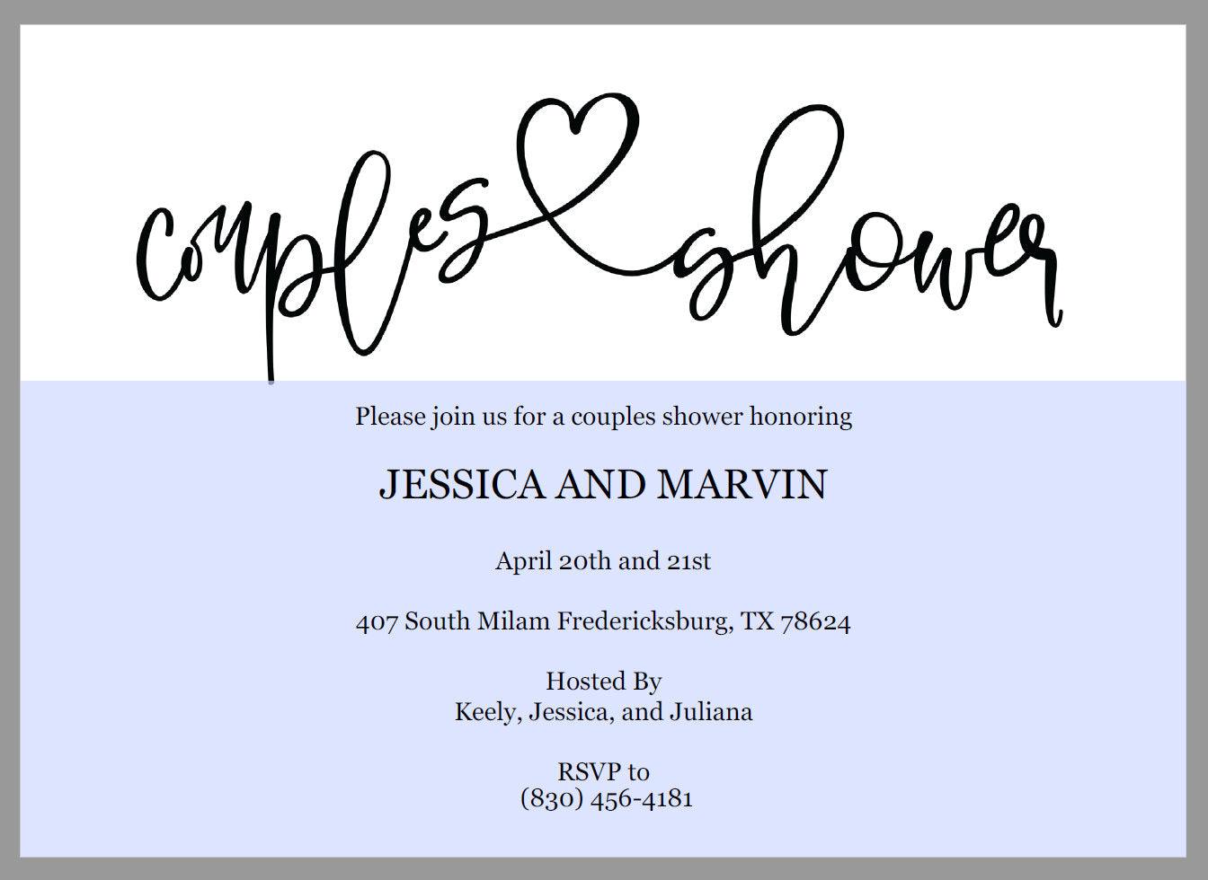 Rustic Couples Shower Invitation Instant Download Printable Editable Template DIY Bridal Shower Invite-JESSICA - SAVVY PAPER CO