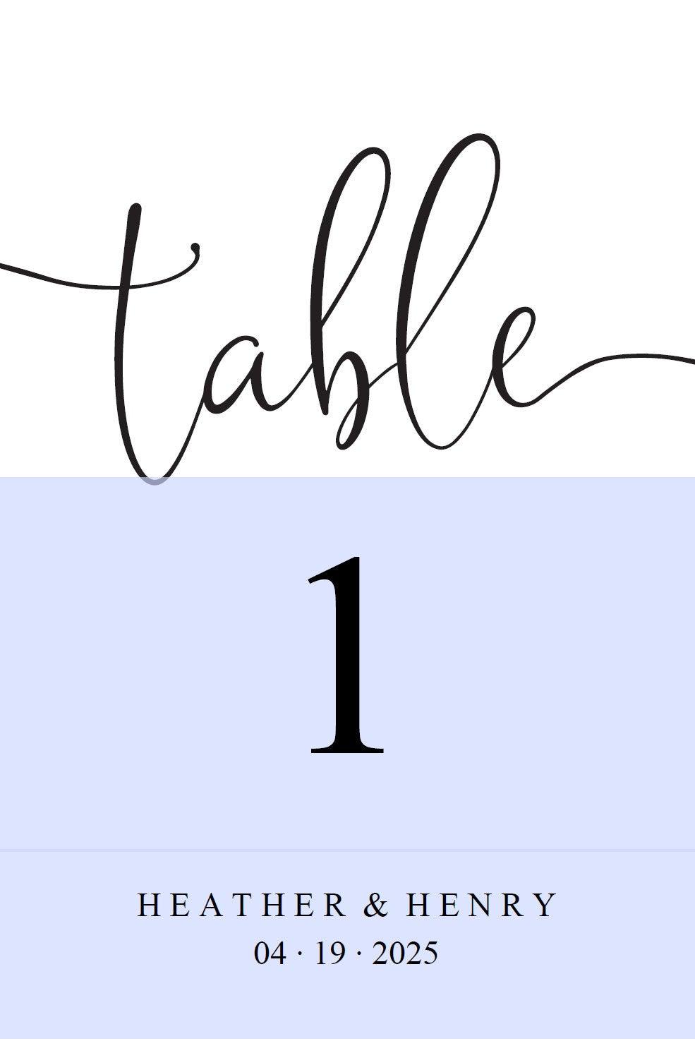 Simple Wedding Table Number, Wedding Table Printable Numbers Instant Download, DIY Table Numbers Cards, Calligraphy Rustic -Heather - SAVVY PAPER CO