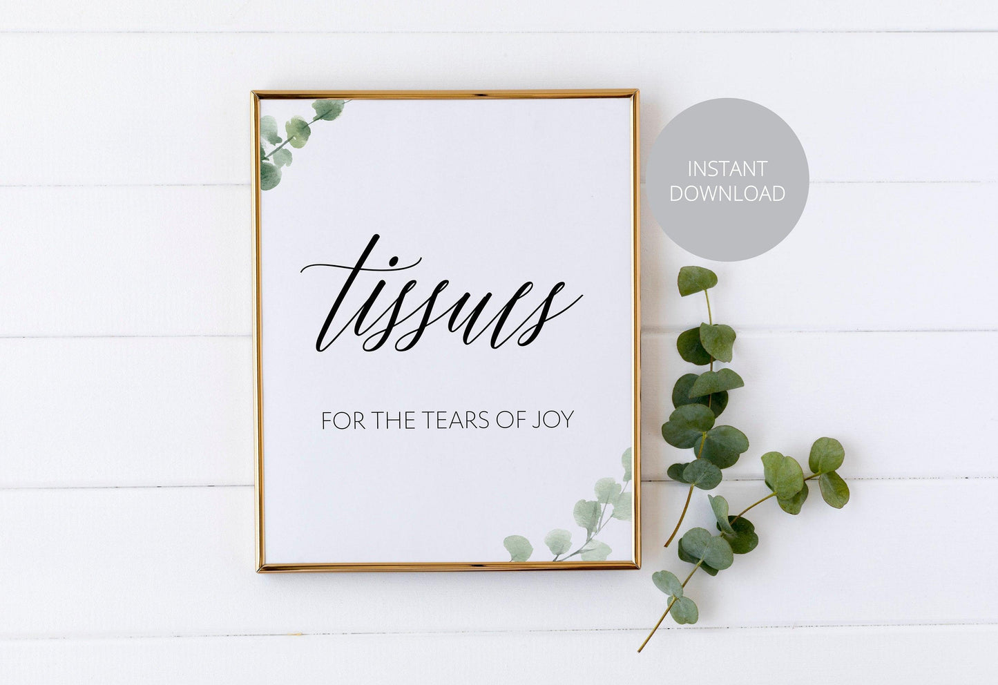 Tissues for the tears of joy sign, Tissue Sign, Rustic Wedding Signs, Printable Wedding Decor, Wedding Tissue Sign,Instant Download - SAVVY PAPER CO