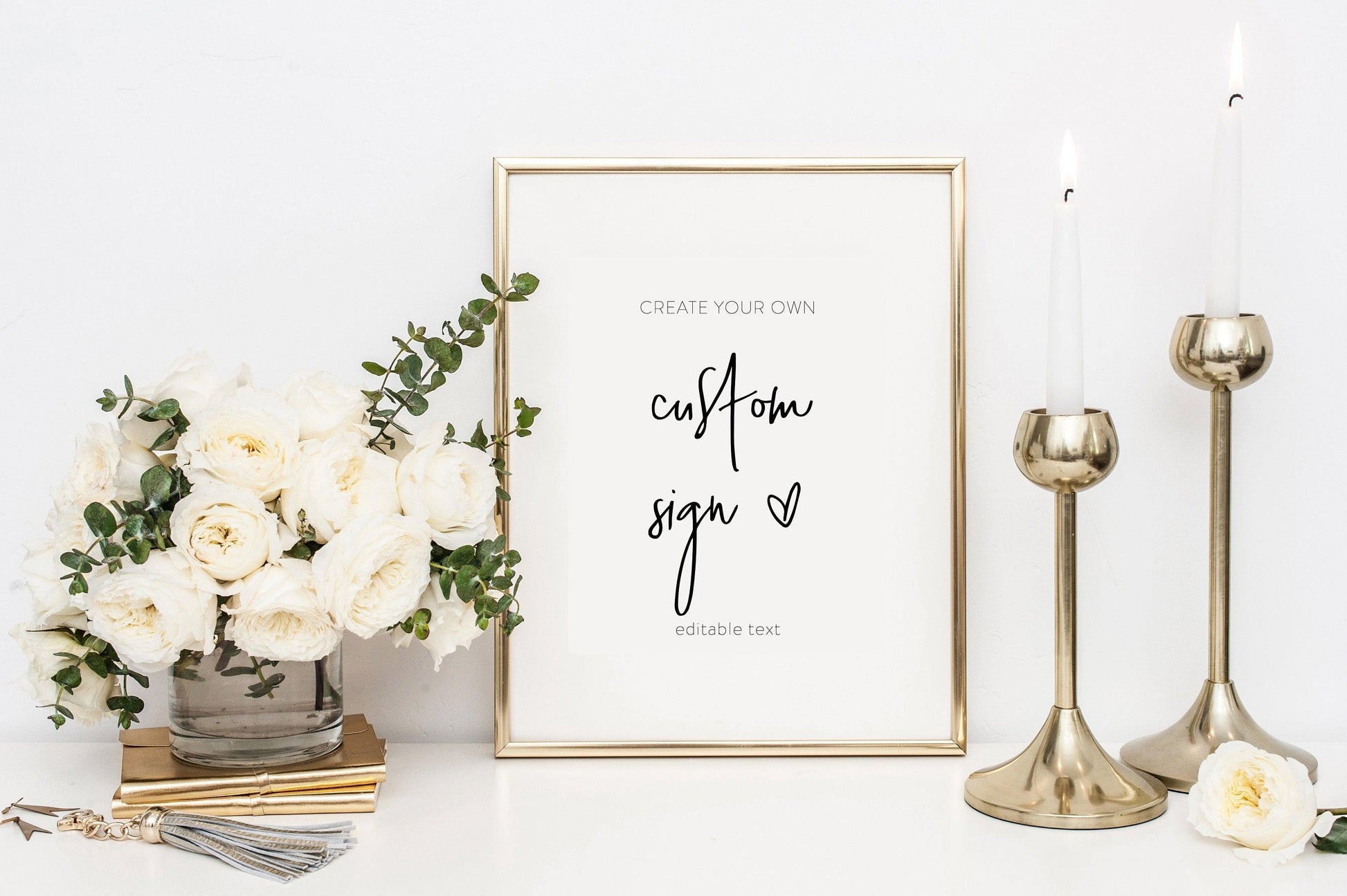 Unlimited Printable Custom Sign Modern Editable Template Instant Download 8x10 Minimalist -DONNA - SAVVY PAPER CO