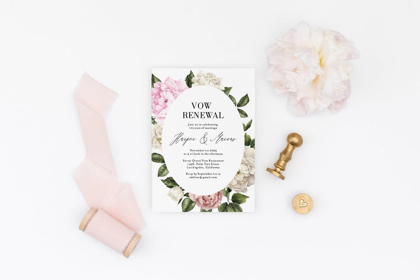 We Still Do Invite Wedding Anniversary Vow Renewal Invite Anniversary Party Renew Vows Wedding Invitation We Still Do - Harper - SAVVY PAPER CO