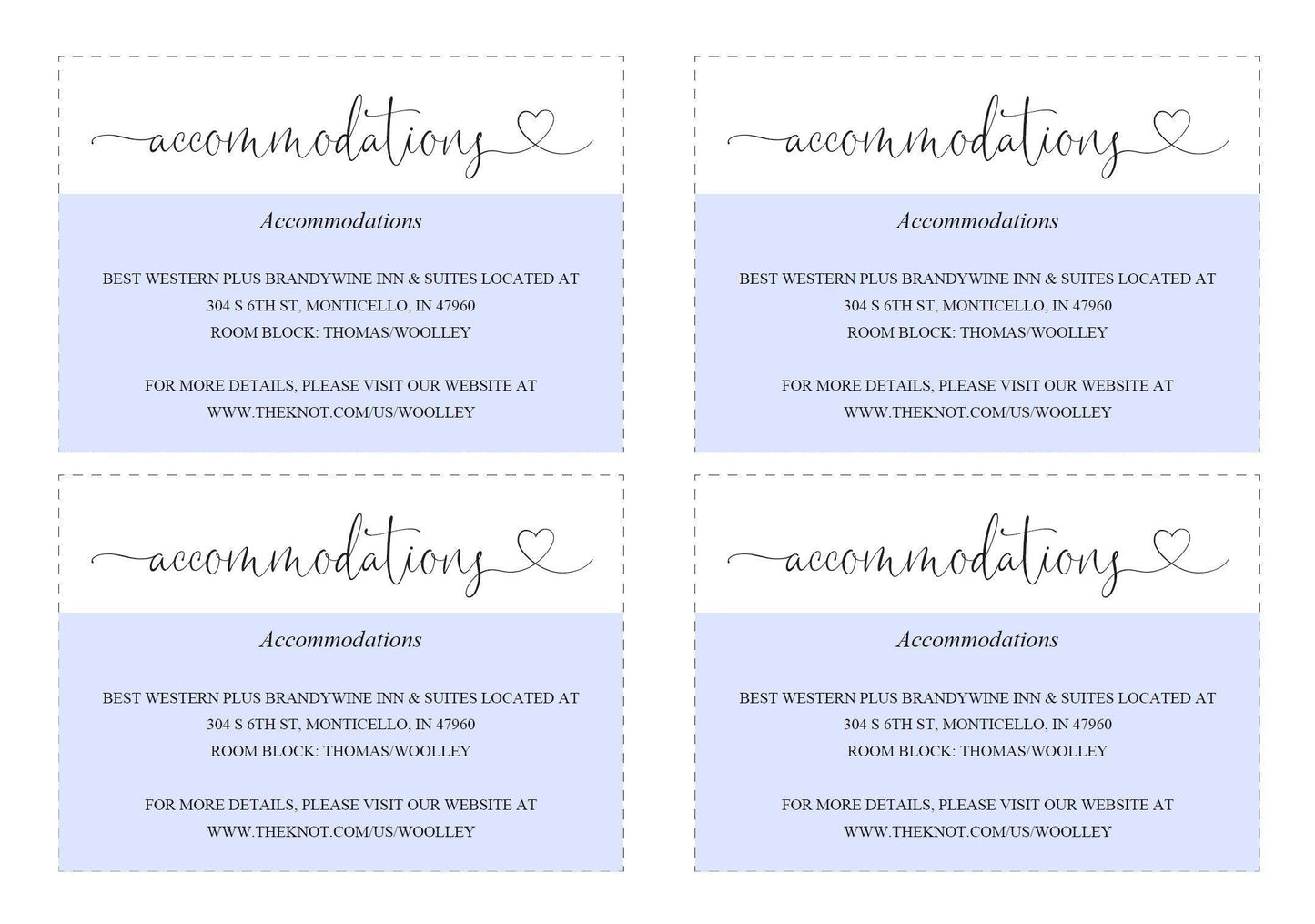 Wedding Details Card Template, Instant Download,Information Card,Wedding Info Card,Accommodations Card,Directions Card, Enclosure - Heather - SAVVY PAPER CO