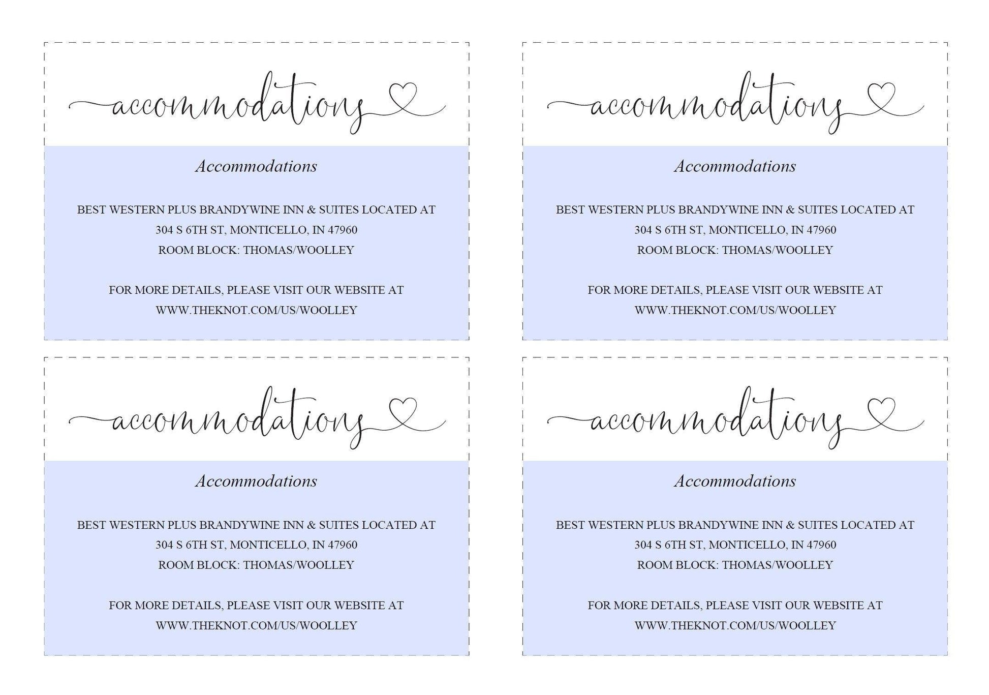 Wedding Details Card Template, Instant Download, Information Card, Wedding Info Card, Accommodations Card, Directions Card - Heather - SAVVY PAPER CO