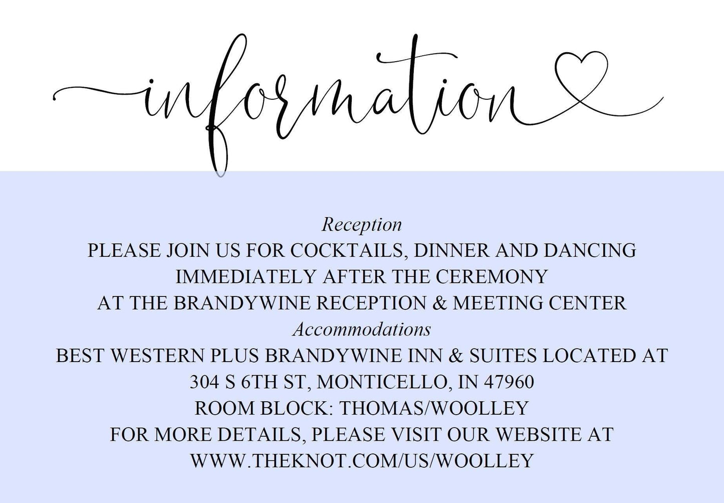 Wedding Details Card Template, Instant Download, Information Card, Wedding Info Card, Rustic Wedding, Details Template - Heather - SAVVY PAPER CO