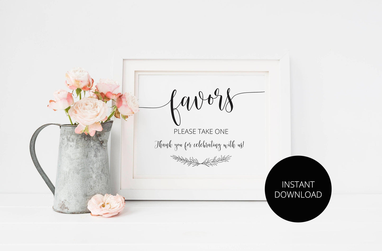 Wedding Favor Sign, Wedding Favors Sign, Wedding Printable, Please Take One, Rustic Wedding, Wedding sign - April - SAVVY PAPER CO