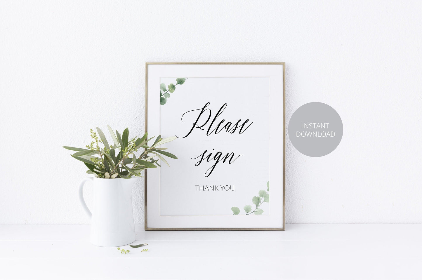 Wedding Guestbook Sign, Please Sign Our Guest Book, Rustic,Instant Download,Wedding Signage,Wedding Decor, Printable Reception Sign - SAVVY PAPER CO