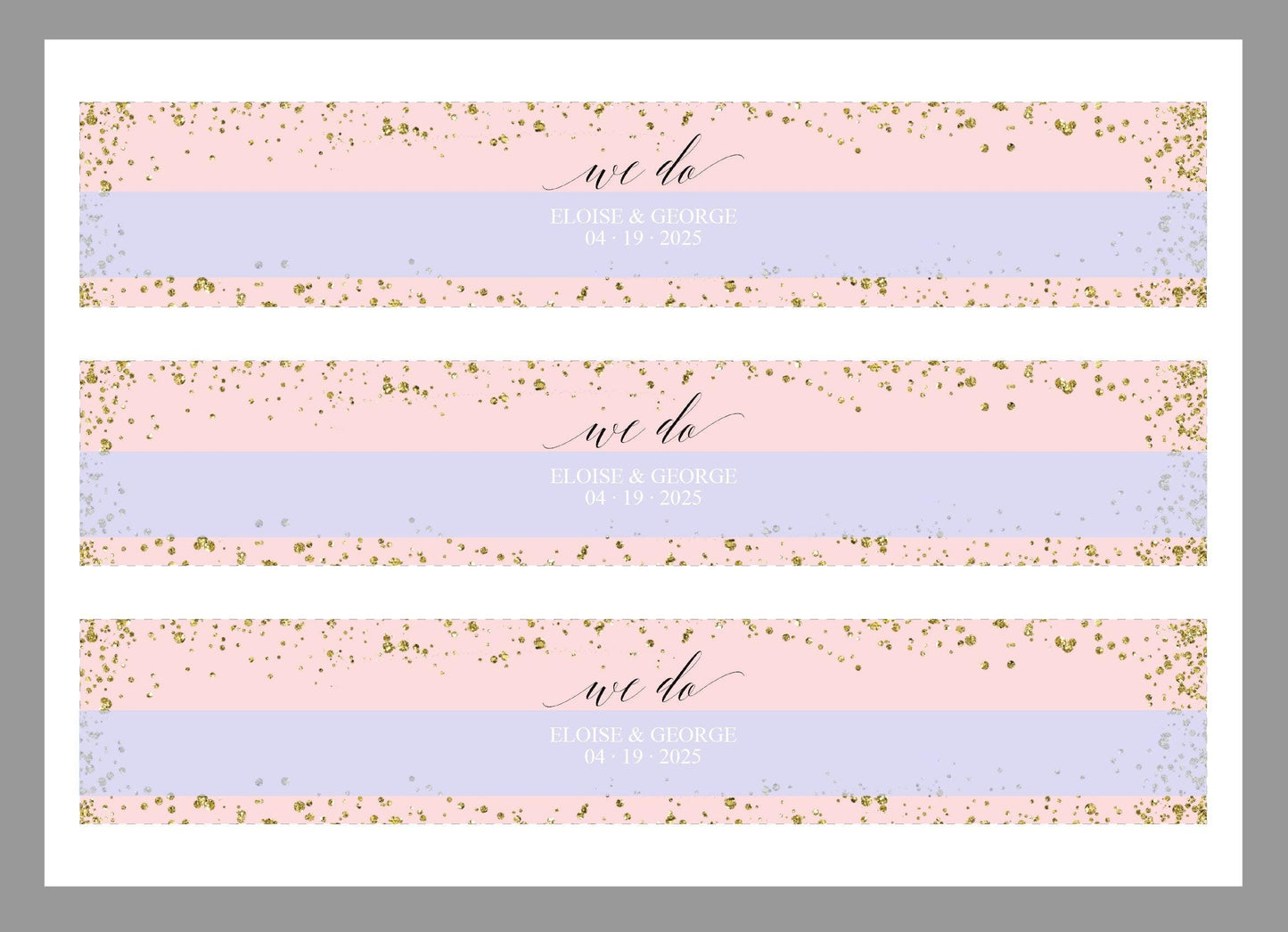 Wedding Invitation Template, Printable Wedding Invitation, Gold Wedding, Instant Download, Editable Invitation,Floral, Blush Gold - Eloise - SAVVY PAPER CO