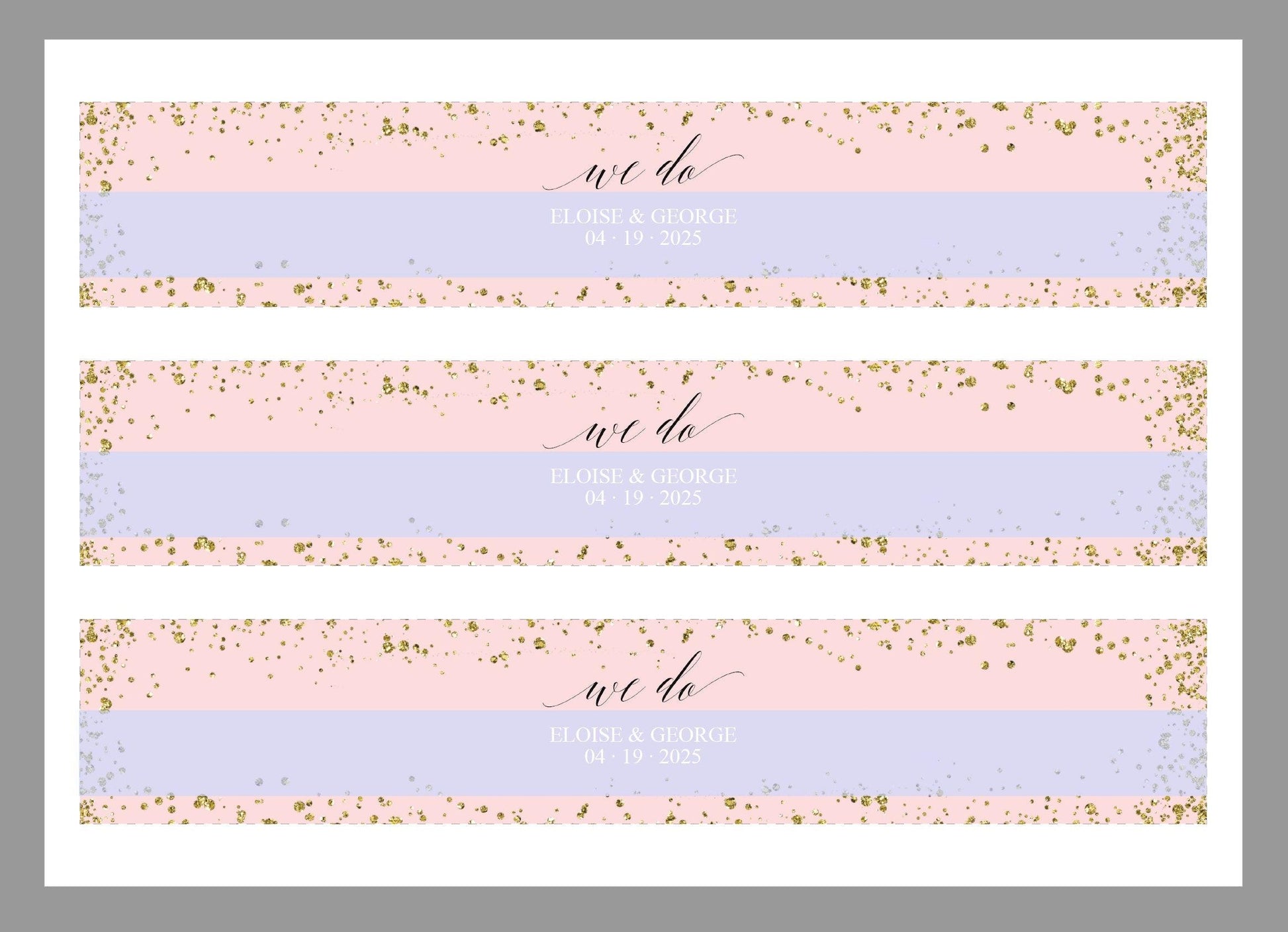 Wedding Invitation Template, Printable Wedding Invitation, Gold Wedding, Instant Download, Editable Invitation,Floral, Blush Gold - Eloise - SAVVY PAPER CO