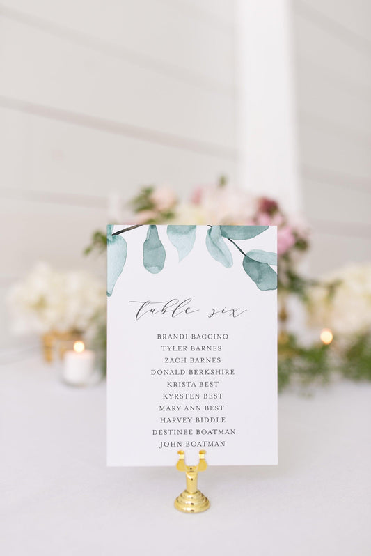 Wedding Seating Chart Template Printable Floral Seating Sign Seating Cards Editable Text INSTANT DOWNLOAD Greenery - Abi - SAVVY PAPER CO