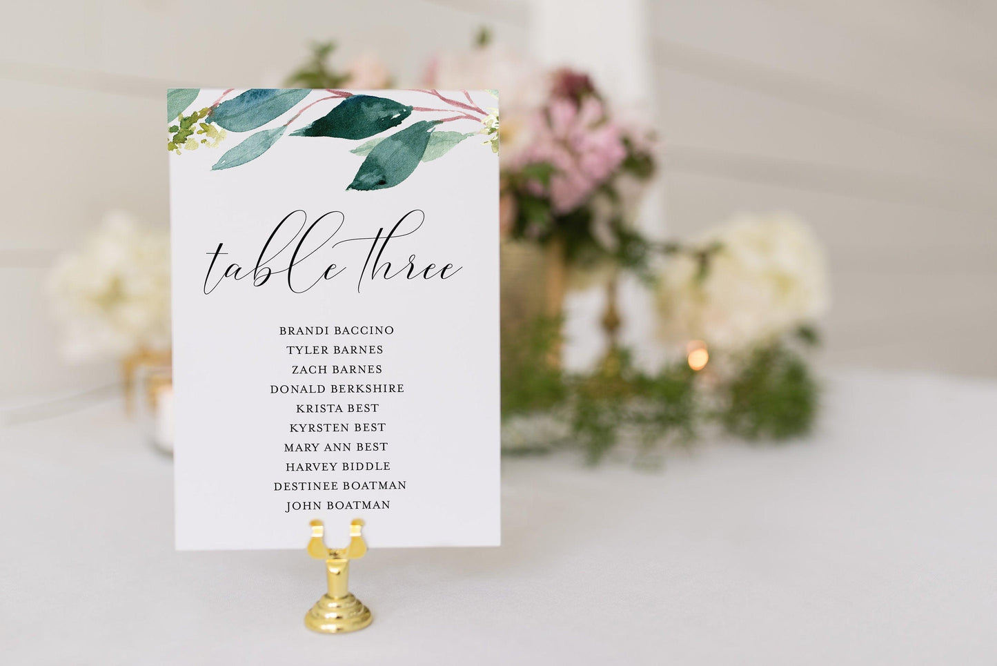 Wedding Seating Chart Template Printable Floral Seating Sign Seating Cards Editable Text INSTANT DOWNLOAD - Tara - SAVVY PAPER CO