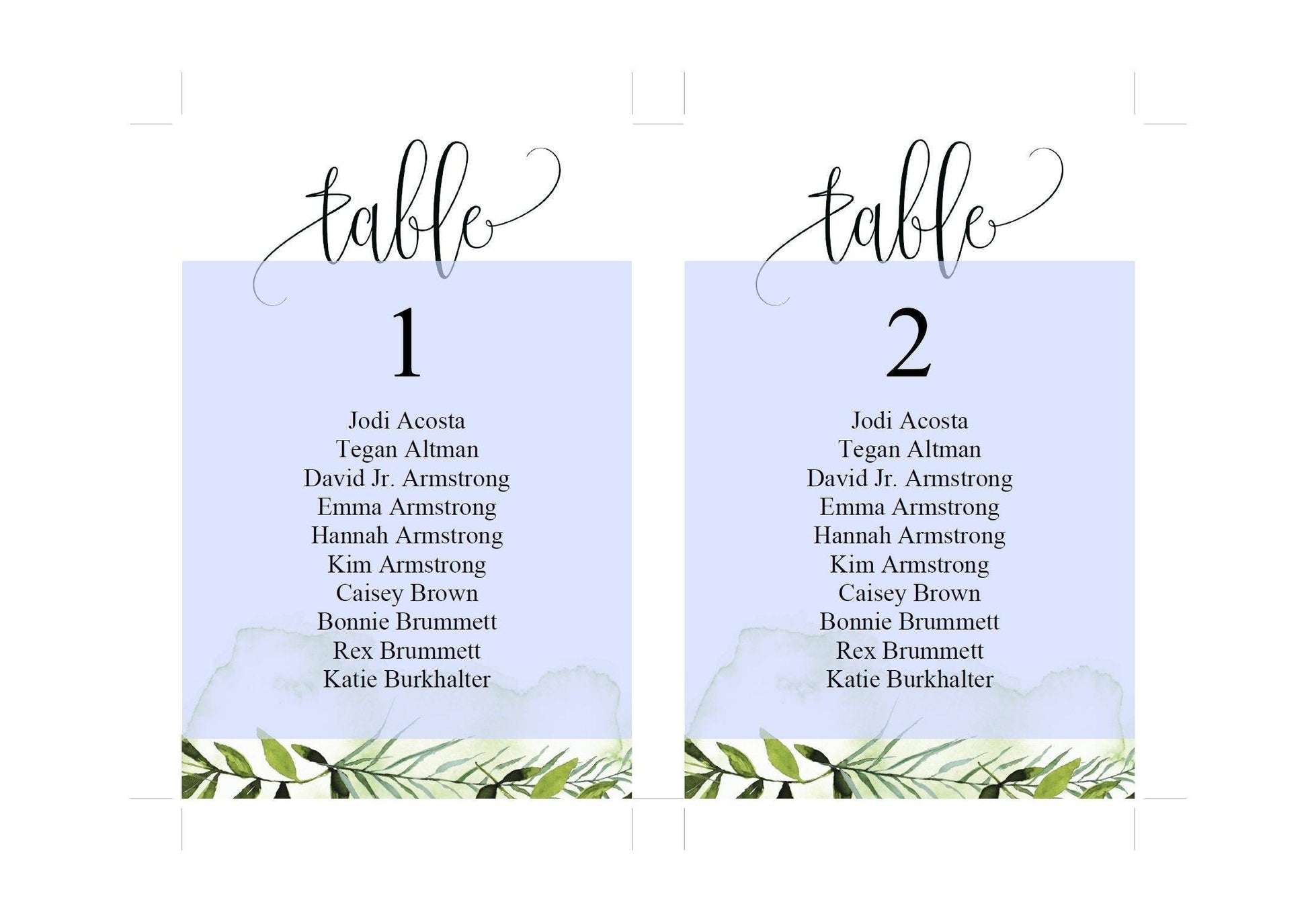 Wedding Seating Chart Template, Printable Greenery Seating Sign, Seating Cards, Editable Text INSTANT DOWNLOAD - Melissa - SAVVY PAPER CO