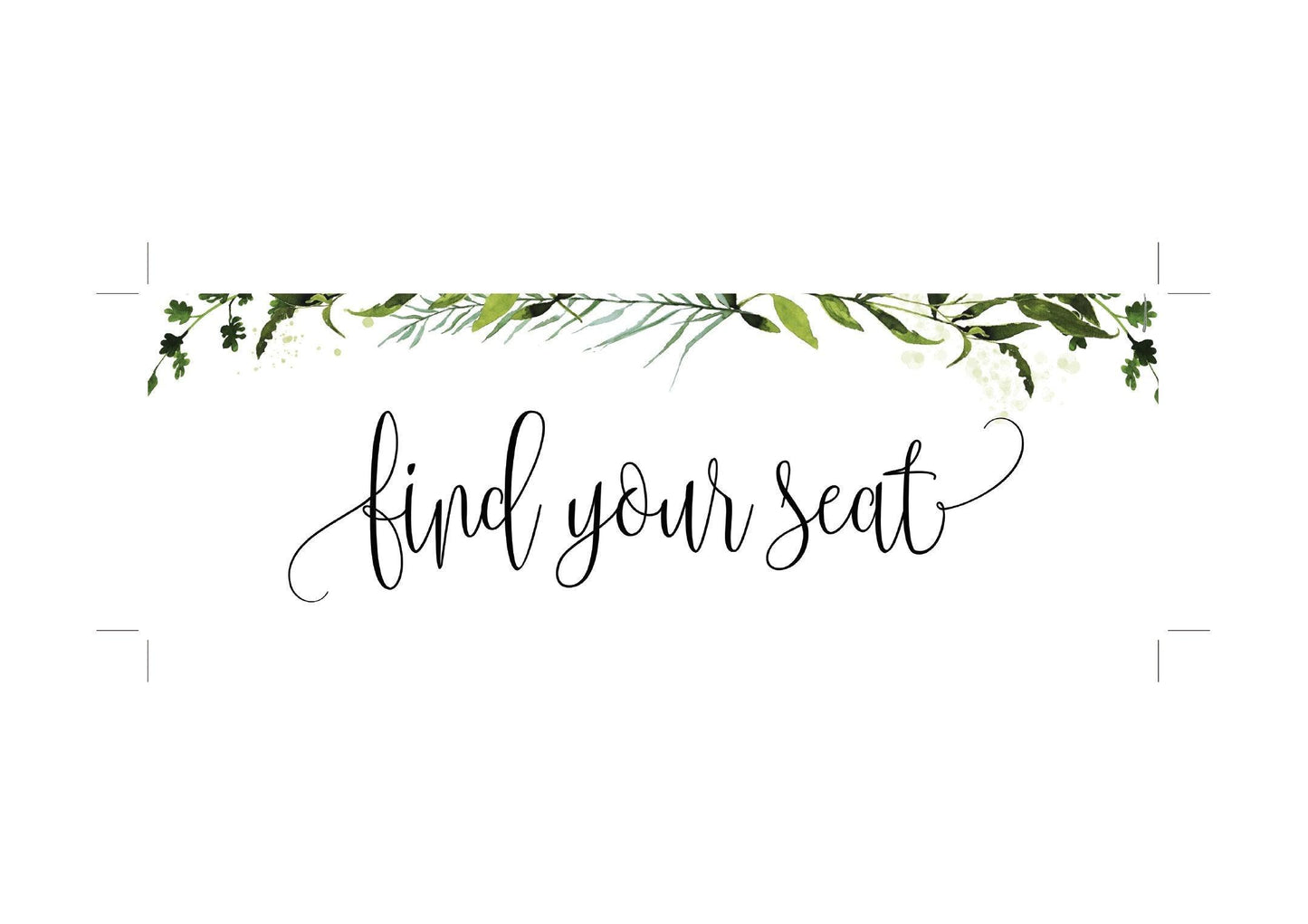 Wedding Seating Chart Template, Printable Greenery Seating Sign, Seating Cards, Editable Text INSTANT DOWNLOAD - Melissa - SAVVY PAPER CO