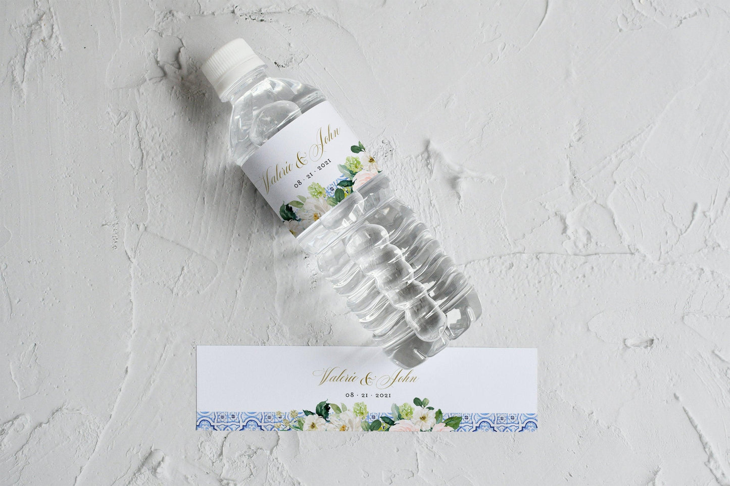 Wedding Water Bottle Label Printable DIY Wedding Label, Instant Download, 100% Editable Template, Templett - JUDY - SAVVY PAPER CO