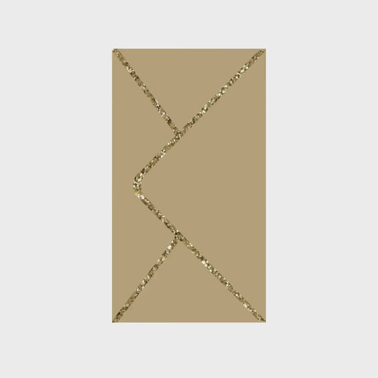 Digital Wedding Invitation with glitter dust and white flowers, electronic wedding invite with opening gold envelope