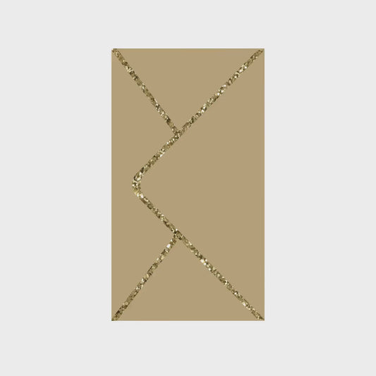 Digital Wedding Invitation with glitter dust and white flowers, electronic wedding invite with opening gold envelope