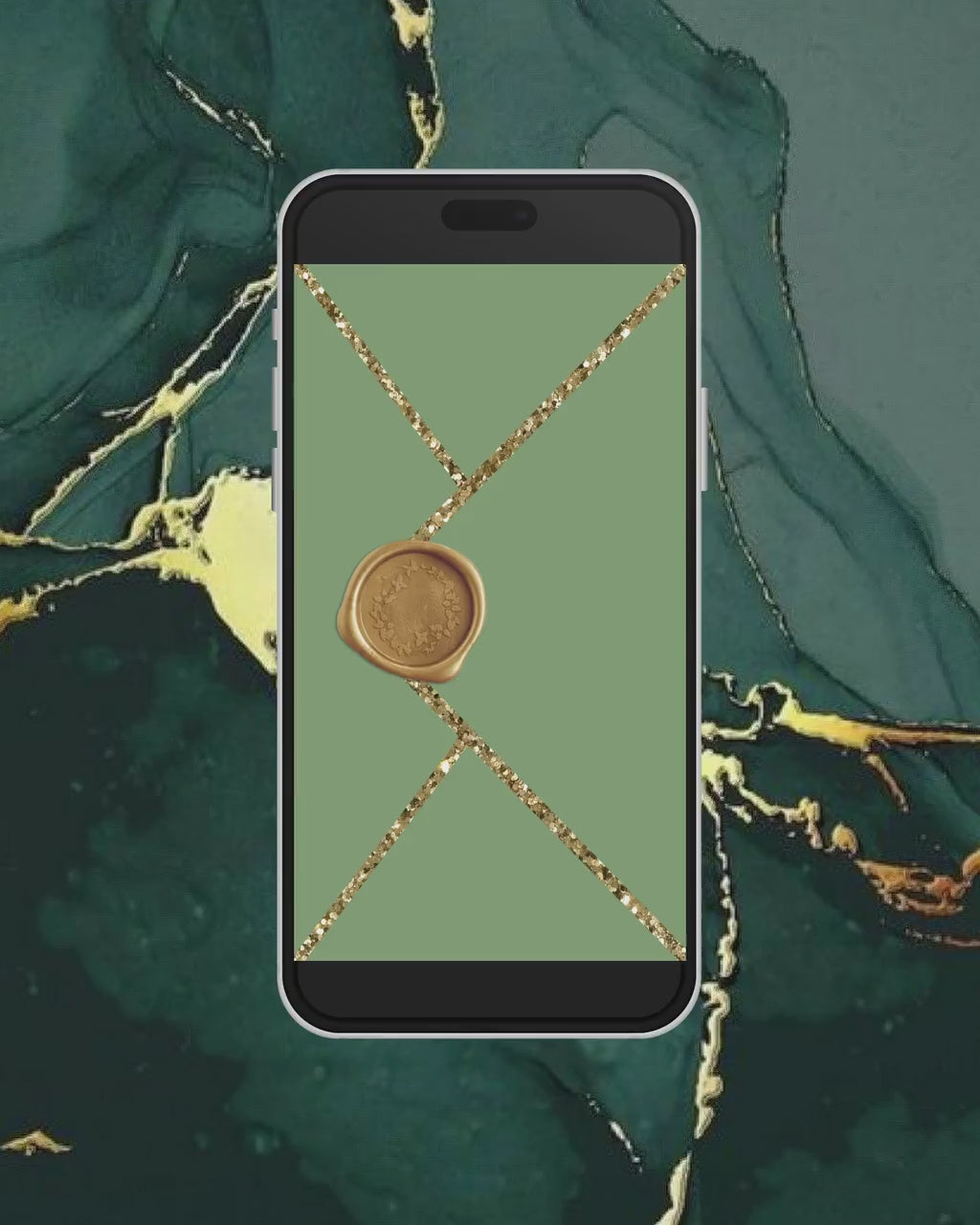 Wedding Video Invite, Electronic Animated Wedding Invitation, Custom Wedding Invite, Wedding Animated Card Sage Mauve