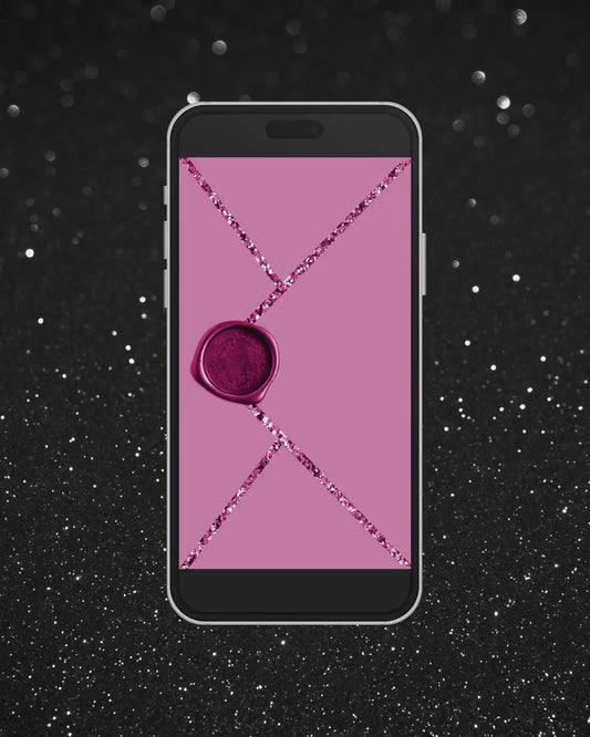 Electronic Birthday Invitation Template, Digital Birthday Invite, Any Age, Pink Glitter, Instant Download Birthday Evite