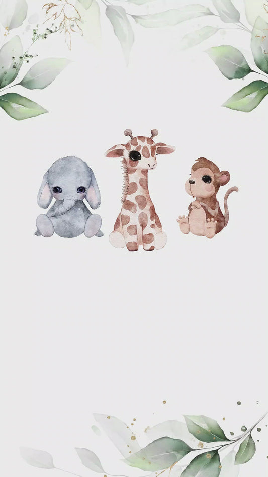 Instant Download Wedding Video Evite, Electronic Save The Date, Wedding Video Invitation, Animated Invitation, Gold Glitter Wedding, Greenery