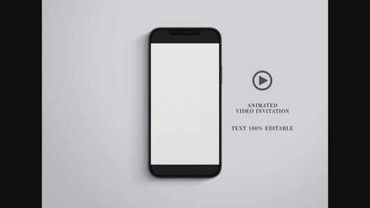 Tropical Wedding Video Evite, Electronic Invite, Wedding Video Invitation, Animated Invitation