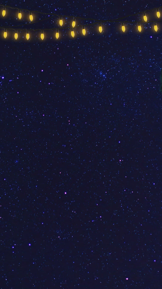 Rustic Birthday Video Evite, Electronic Birthday, Birthday Video Invitation, Animated Invitation Night Sky, Lights