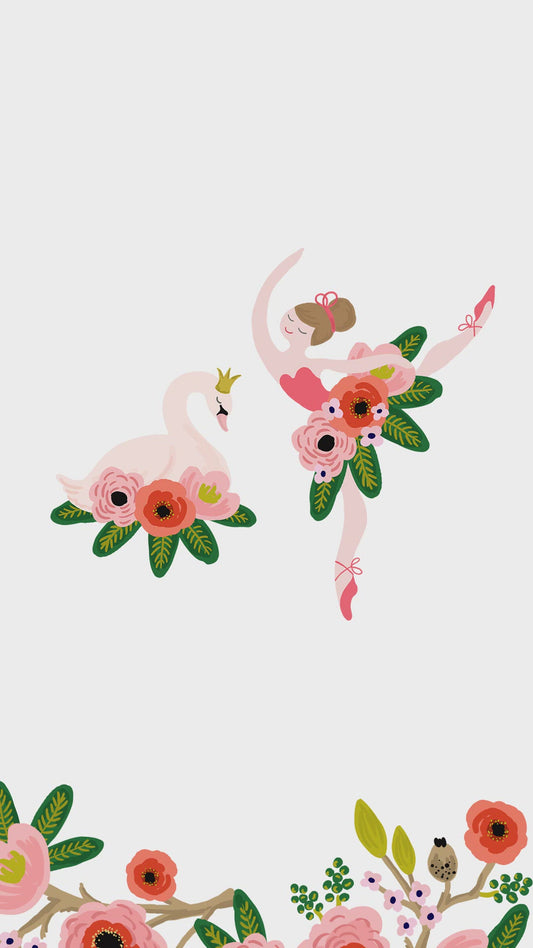 Swan Ballerina First Birthday Video Evite, Electronic Save The Date, Birthday Video Invitation, Animated Invitation Balloons