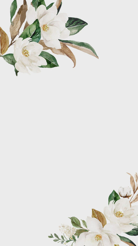 Magnolia Birthday Video Evite, Electronic Birthday Invite, Birthday Video Invitation, Animated Invitation