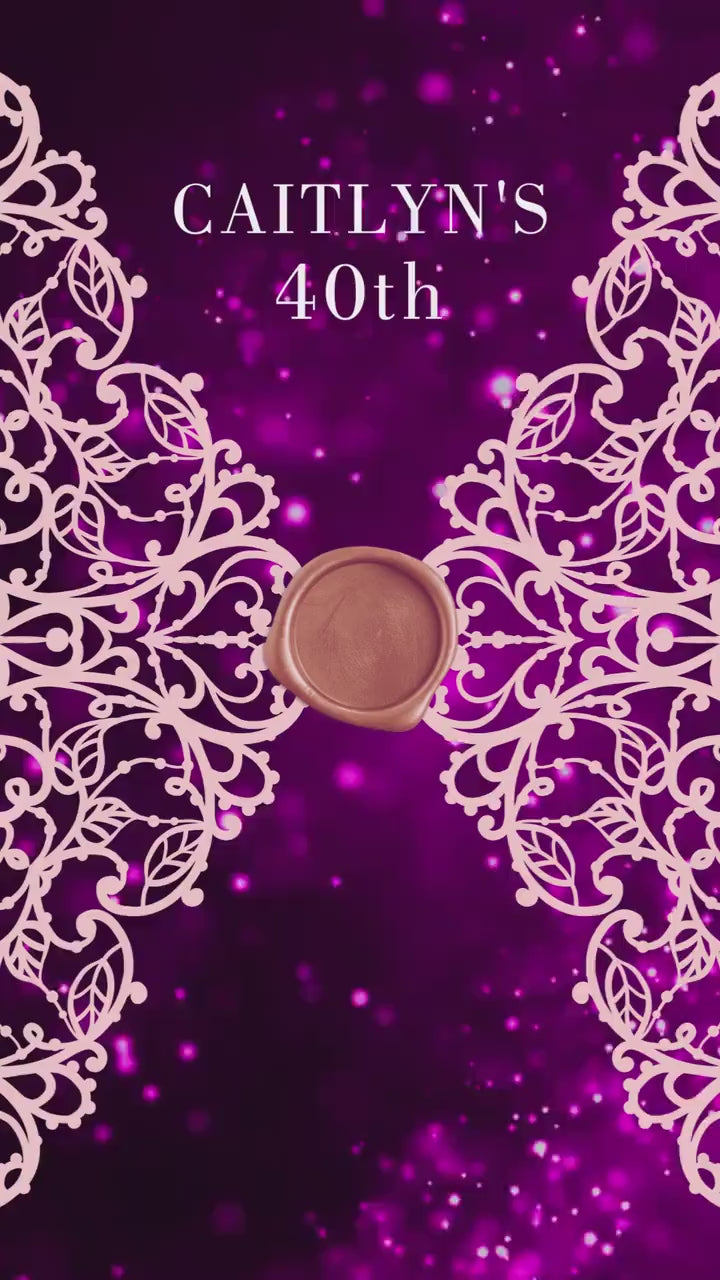 Pink 40th Birthday Invitation, Any Age Editable Invite Template, Electronic Birthday Invite, Dripping Digital Evite Instant Download