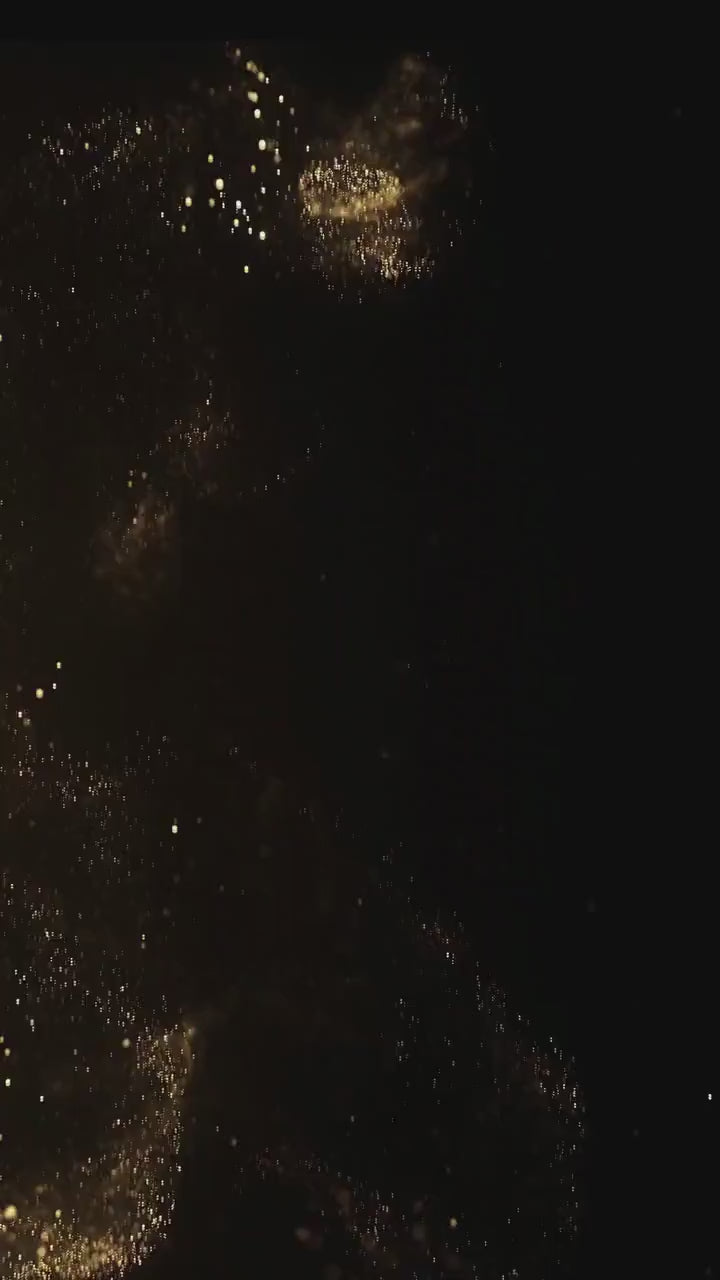 Digital birthday video invitation, Gold Editable Invite, Personalized animated invitations Any Age, Instant Download, Floral Ecard Template