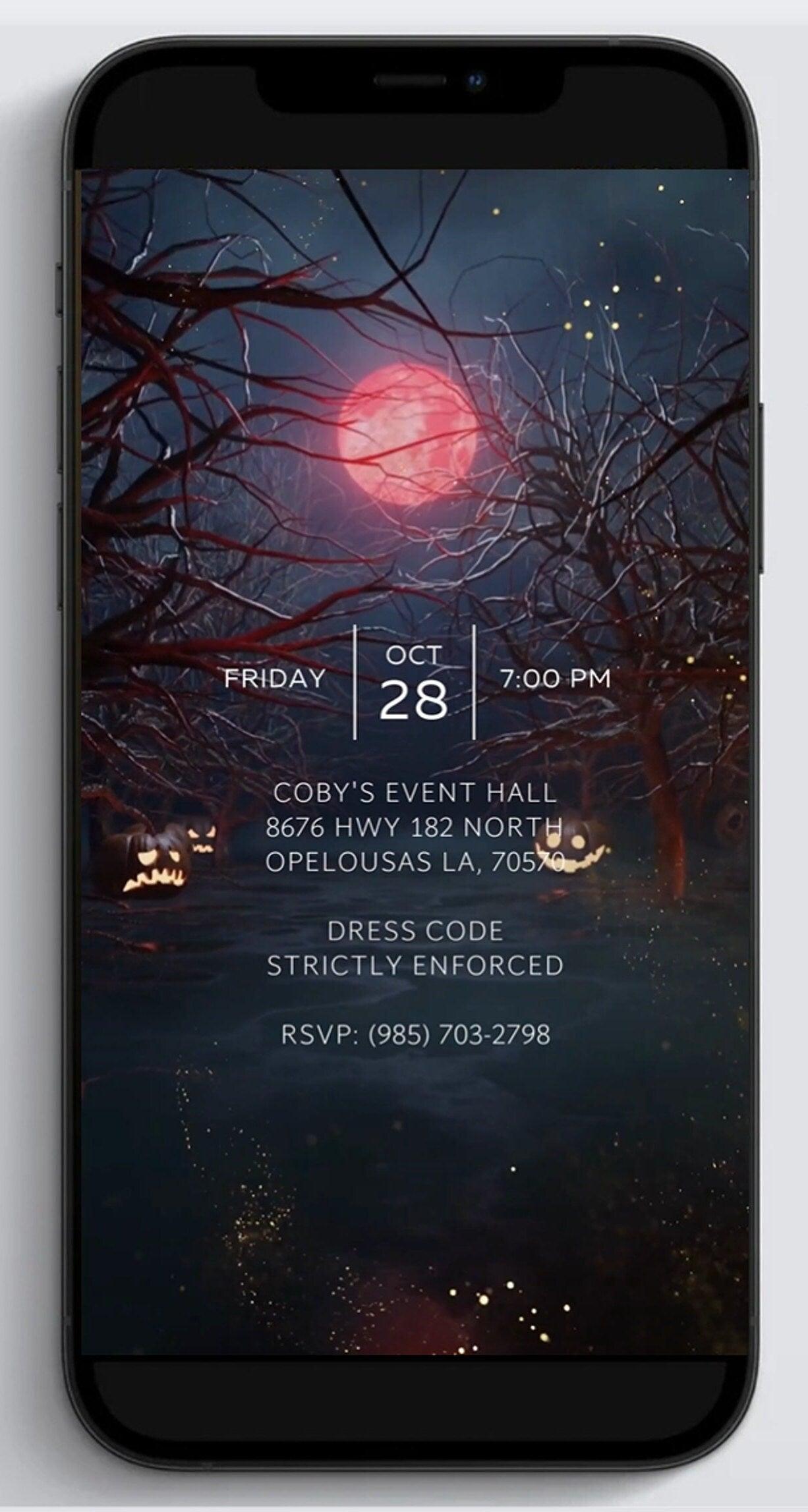 Spooktacular Halloween, Halloween Birthday Invitation, Halloween Invitation, Video invitation, Halloween Invite, Halloween Party Invite - SAVVY PAPER CO