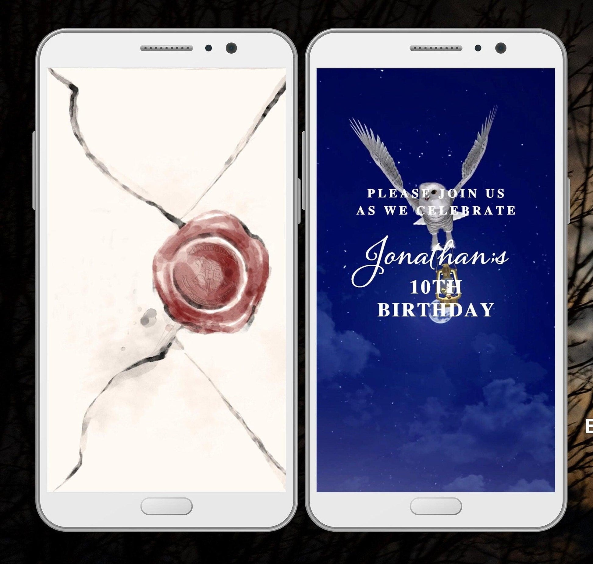 Witches and Wizard Invitation, Wizard Party Invitation, Magical Invitation, Magical Birthday Party Invitations, Wizard Birthday Invitation - SAVVY PAPER CO